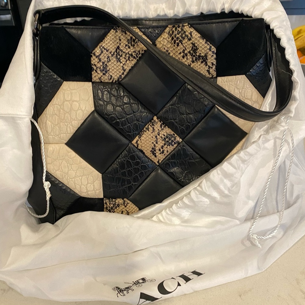 Coach Edie Canyon Quilt Bag retired style - Picture 4 of 14